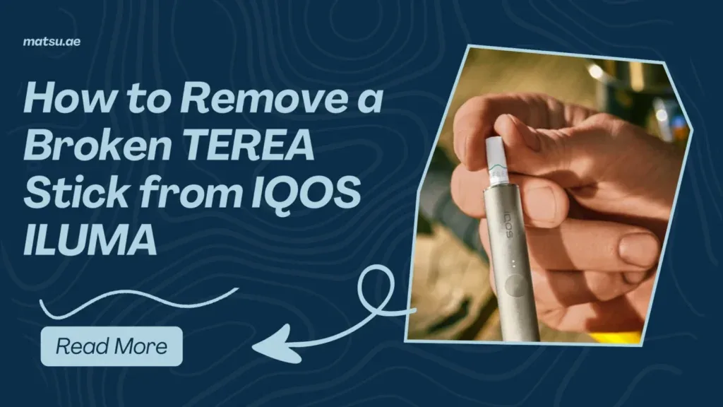 How to Remove a Broken TEREA Stick from IQOS ILUMA