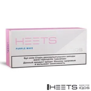 Heets Purple Wave pack, cool menthol with forest berry notes