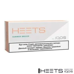 Heets Summer Wave pack, refreshing tobacco with fruity and floral notes