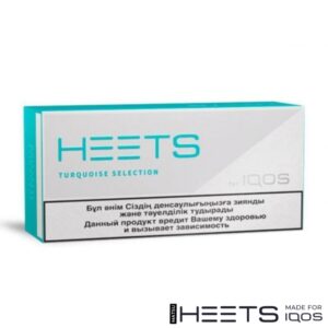 Heets Turquoise Selection pack, roasted tobacco with a zesty menthol cooling