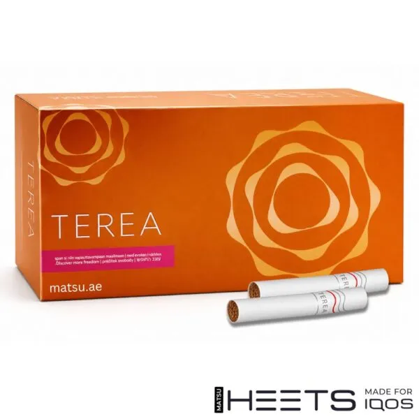 TEREA Amber Kazakhstan pack, tobacco and roasted flavour