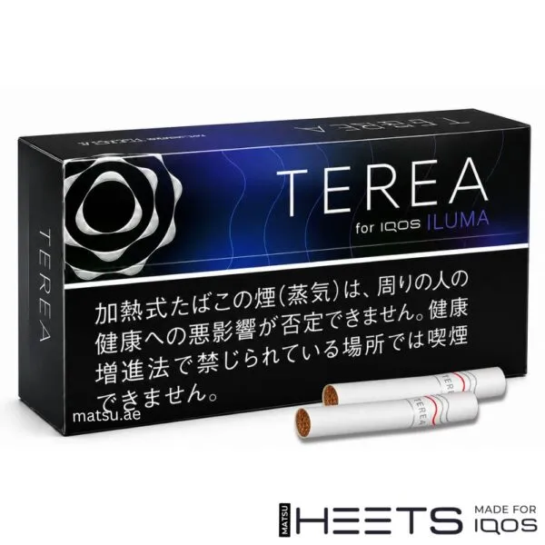 TEREA Black Purple Menthol Japan box with menthol and icy flavour
