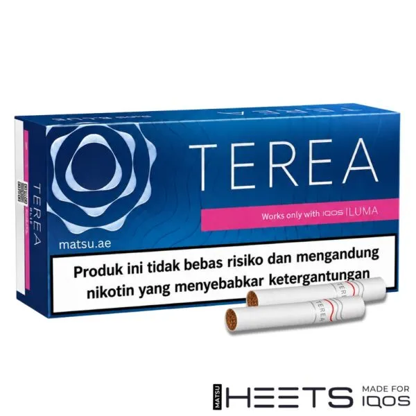 TEREA Blue Indonesia pack, deep cool menthol with peppermint and creamy notes
