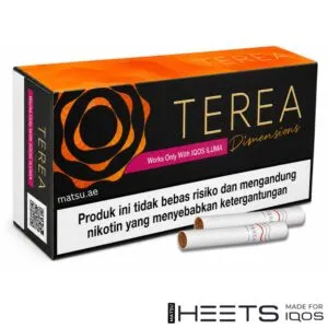 TEREA Dimensions Apricity Indonesia box with tobacco and fruity flavour