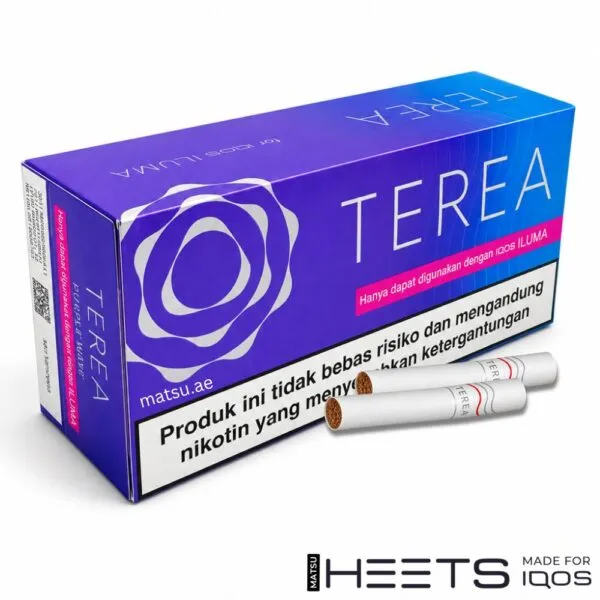 TEREA Purple Wave Indonesia pack, menthol and cool flavour