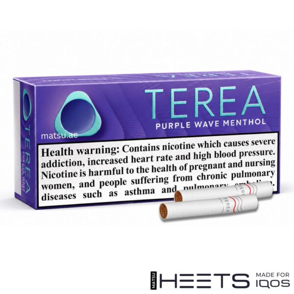 Pack of TEREA Purple Wave Menthol UAE sticks for IQOS ILUMA