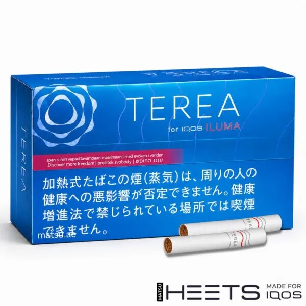 TEREA Rich Regular Japan pack, robust full-bodied tobacco with satisfying malt aroma