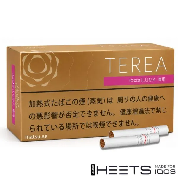 TEREA Warm Regular Japan pack, tobacco and warm flavour