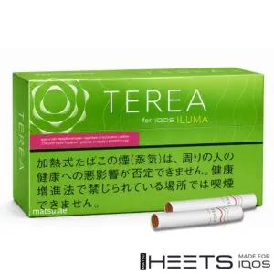 TEREA Yellow Menthol Japan pack, menthol and light flavour