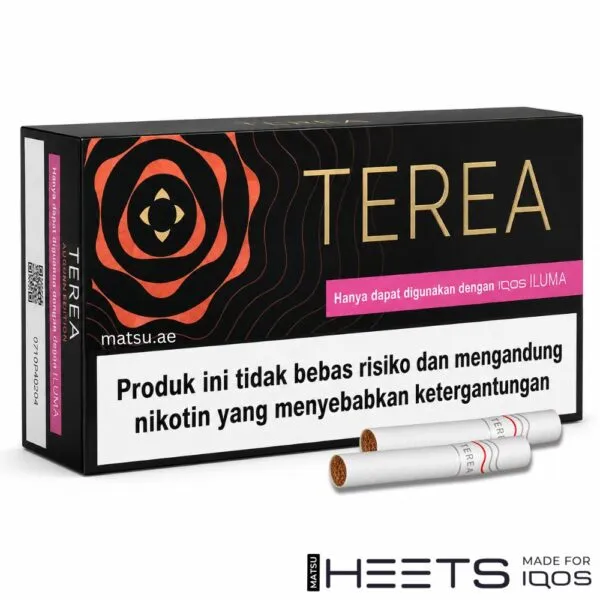 TEREA Auburn Edition Indonesia box with clove and apricot flavour