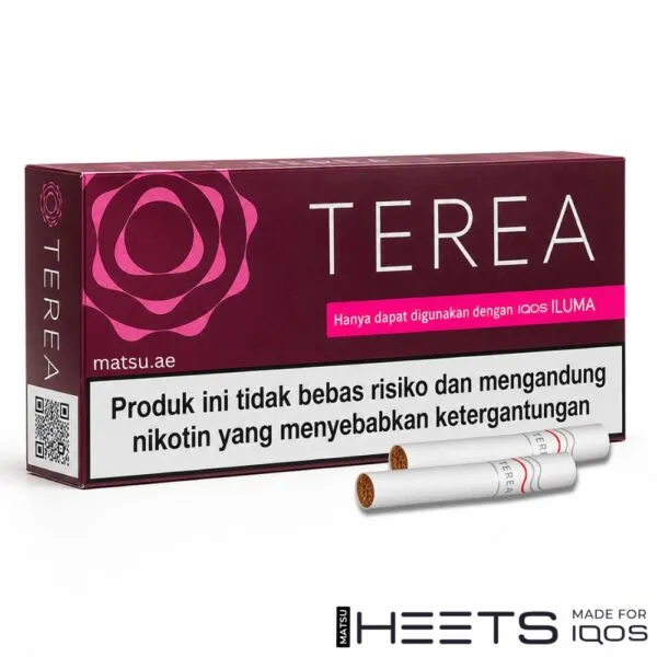TEREA Black Ruby Indonesia box with menthol and icy flavour